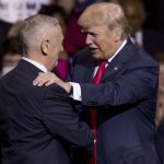Donald Trump avec le nouveau chef du Pentagone, James Mattis. D. R